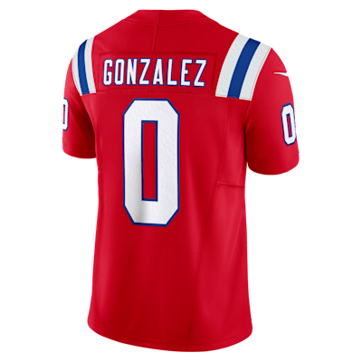 Christian Gonzalez New England Patriots Men's Nike Dri-FIT NFL Limited Jersey