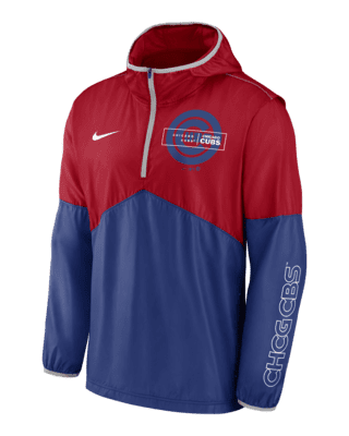 Nike Overview (MLB Chicago Cubs) Men's 1/2-Zip Jacket
