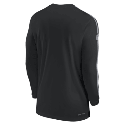 Philadelphia Eagles Sideline Coach Men's Nike Dri-FIT NFL Long-Sleeve Top