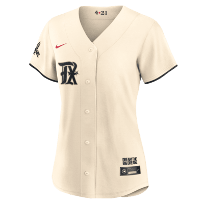 Jersey de béisbol Replica para mujer MLB Texas Rangers City Connect ...