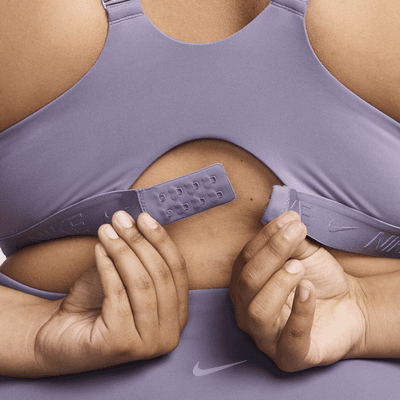 Bra deportivo ajustable acolchado para mujer (talla grande) Nike Indy High Support