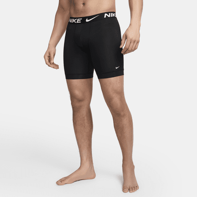 Nike 3Pk Boxer Brief Essential Micro Mens Active Underwears Size L, Color:  Black/Red/Emerald
