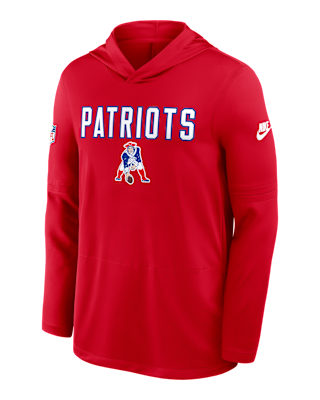 Мужские  New England Patriots Pass Accuracy Nike Dri-FIT NFL Long-Sleeve Hooded Top