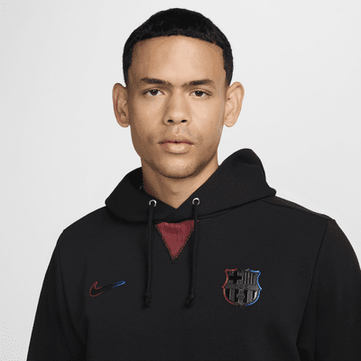 Felpa pullover da calcio con cappuccio Nike Dri-FIT FC Barcelona Standard Issue da uomo – Away