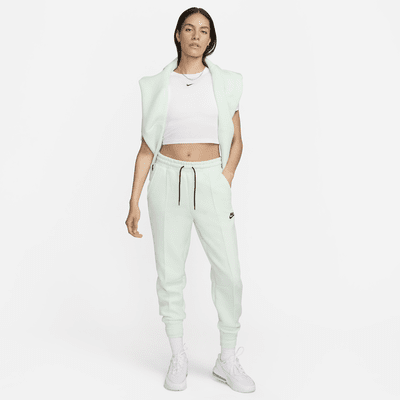 Joggers de tiro medio para mujer Nike Sportswear Tech Fleece