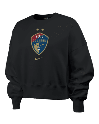 Женский свитшот North Carolina Courage Phoenix Fleece Nike NWSL Crew-Neck