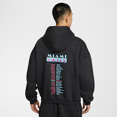LeBron Standard Issue 'Miami Twice' Men's Therma-FIT Basketball Pullover Hoodie