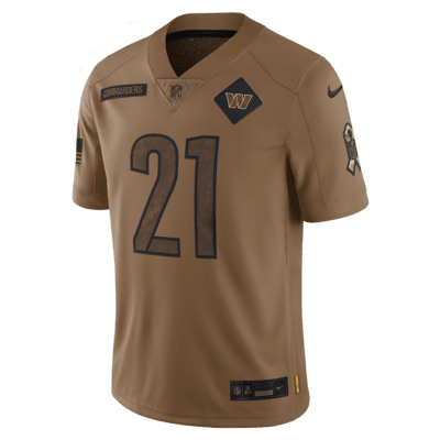 Nike Washington Football Team No21 Sean Taylor Gold Men's Stitched NFL Limited Rush 100th Season Jersey