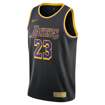motivo Oceanía mostrador LeBron James Lakers Earned Edition Men's Nike NBA Swingman Jersey. Nike JP