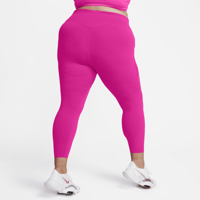 Nike Universa Women's Medium-Support High-Waisted 7/8 Leggings with Pockets (Plus Size)