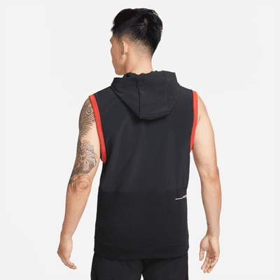 Nike Dri-Fit Men'S Sleeveless Hooded Pullover Training Top. Nike Id