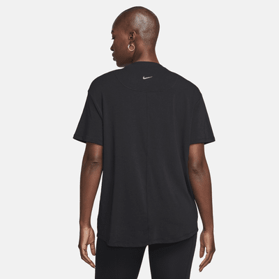 Kortærmet Nike One Relaxed Dri-FIT-trøje til kvinder