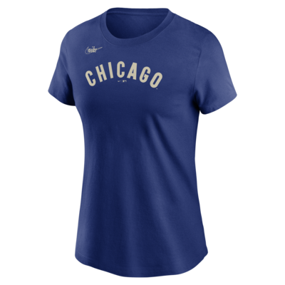 Nike Cooperstown Wordmark (MLB Chicago Cubs) Women's T-Shirt. Nike.com