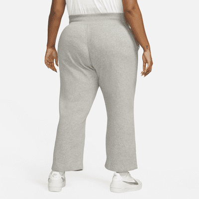 Nike Sportswear Phoenix Fleece Women's High-Waisted Wide-Leg Tracksuit Bottoms (Plus Size)