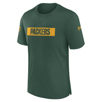 Playera Nike Dri-FIT de la NFL para hombre Green Bay Packers Sideline Player