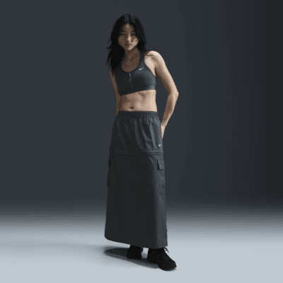 Nike Sportswear Essential Women's Mid-Rise Woven Cargo Midi Skirt