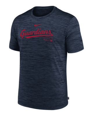 Мужская футболка Cleveland Guardians Authentic Collection Practice Velocity Nike Dri-FIT MLB