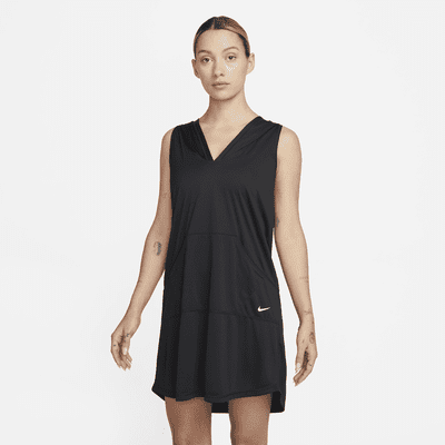 Vestido con gorro para mujer Nike Solid Cover-Up