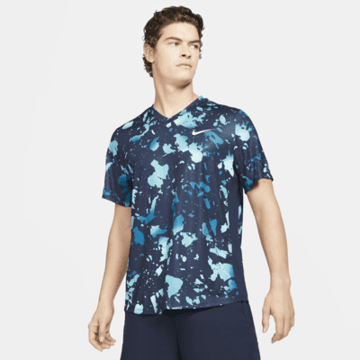 NikeCourt Dri-FIT Victory Men's Printed Tennis Top