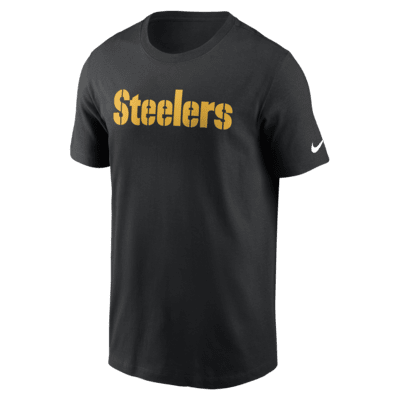 Pittsburgh Steelers Primetime Wordmark Essential Men's Nike NFL T-Shirt