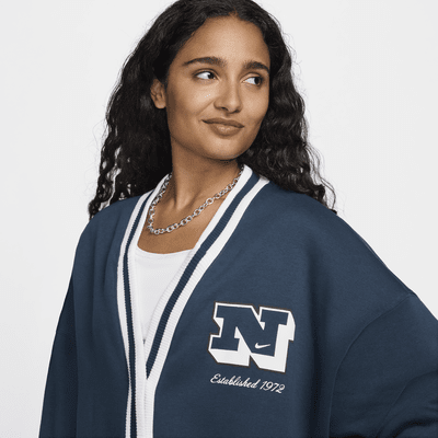 Cardigan extraoversized para mujer Nike Sportswear Phoenix Fleece