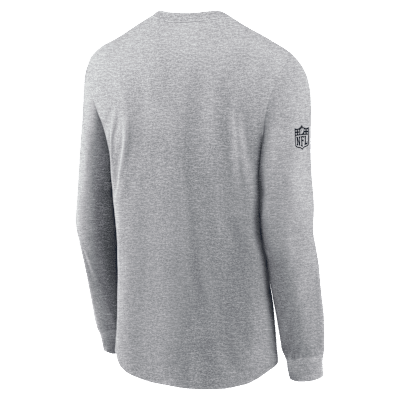 Dallas Cowboys Sideline Team Issue Men's Nike Dri-FIT NFL Long-Sleeve T-Shirt