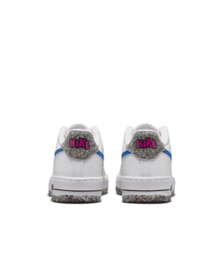 Nike Air Force 1 LV8 (GS) Big Kids' Shoes Off Noir-Summit White-Pink P