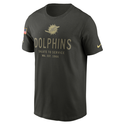Playera Nike Dri-FIT de la NFL para hombre Miami Dolphins Salute to Service Sideline Primary Edge