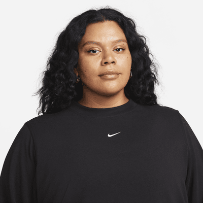 Nike Dri-FIT One Women's Crew-Neck French Terry Tunic (Plus Size). Nike.com