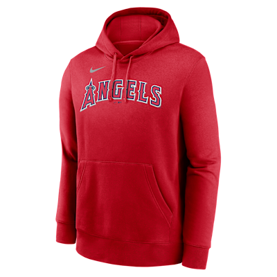 Mike Trout Los Angeles Angels Club Men's Nike MLB Pullover Hoodie
