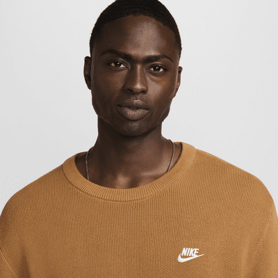 Tröja Nike Club med rund hals för män