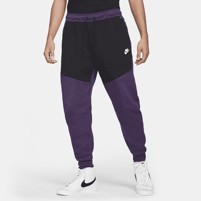 nike tech fleece purple pants