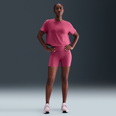 Nike One Relaxed Women's Dri-FIT Cropped Short-Sleeve Top