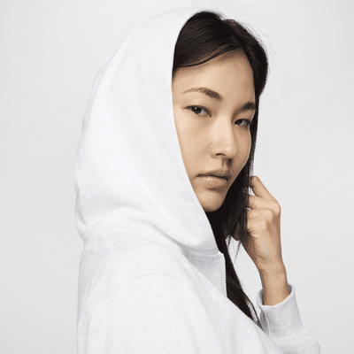 Nike Sportswear Chill Terry 女款寬鬆全長式拉鍊法國毛圈布連帽上衣