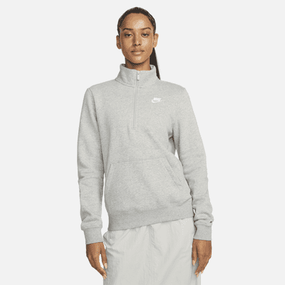 Sudadera de medio cierre para mujer Nike Sportswear Club Fleece