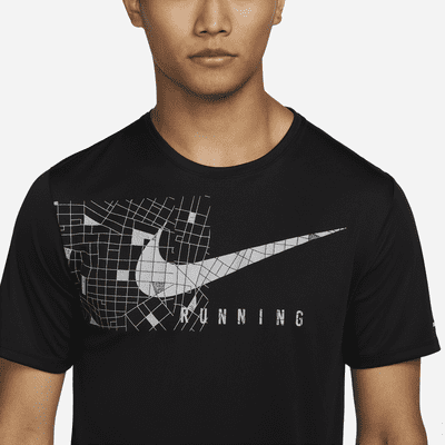 Nike Dri-FIT UV Miler Run Division Men's Short-Sleeve Graphic Running Top