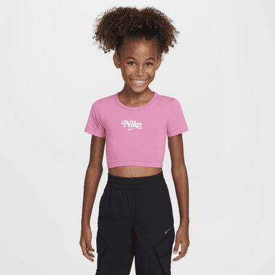 Nike Sportswear Girls' Cropped T-Shirt