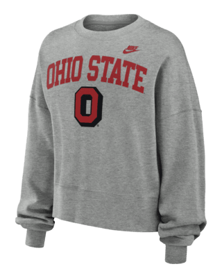 Женские  Ohio State Buckeyes Legacy Classic Arch Nike College Pullover Crew