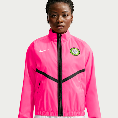 Nigeria Women's Nike Dri-FIT Soccer Anthem Jacket from Nike - $115