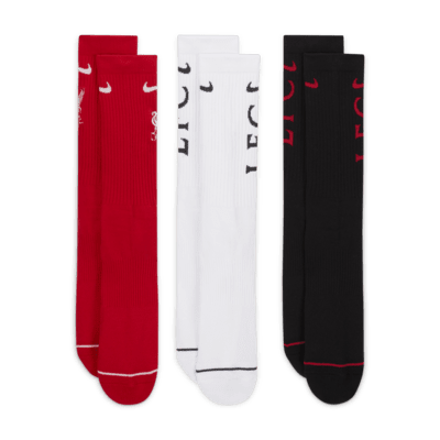 Liverpool Nike Everyday Socks (3 Pairs). Nike UK