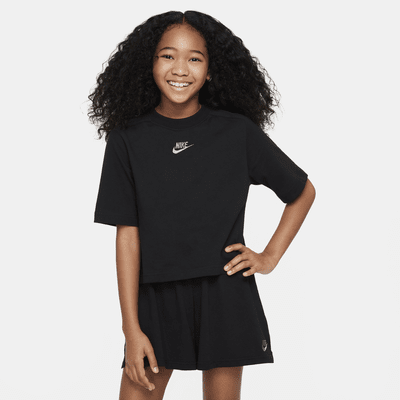 Nike Sportswear Older Kids' (Girls') Short-Sleeve Top