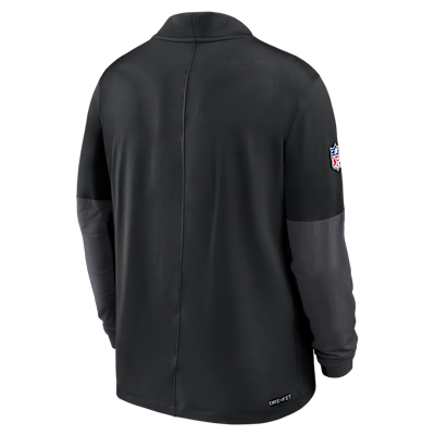 New Orleans Saints Feel The Pressure Men's Nike Dri-FIT NFL 1/2-Zip Top