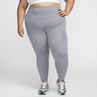 Leggings de tiro alto de 7/8 con bolsillos para mujer (talla grande) Nike One