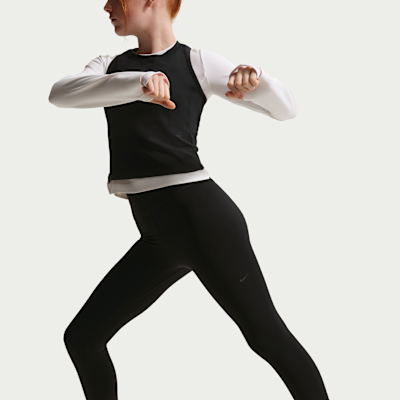 Nike MAVN Leggings mit Dri-FIT-Technologie und hohem Bund für Mädchen