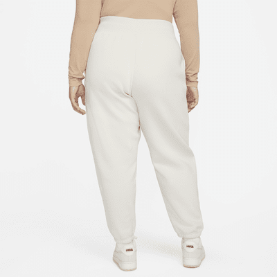 Overdimensionerede Nike Sportswear Phoenix Fleece-sweatpants med høj talje til kvinder (plus size)