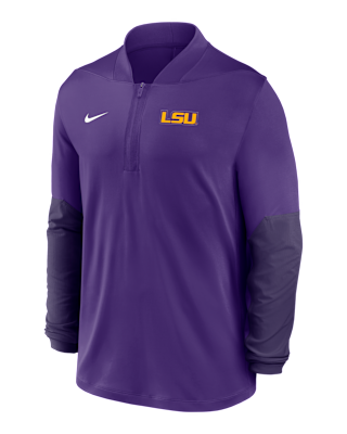 Мужские  LSU Nike Dri-FIT College 1/2-Zip Top