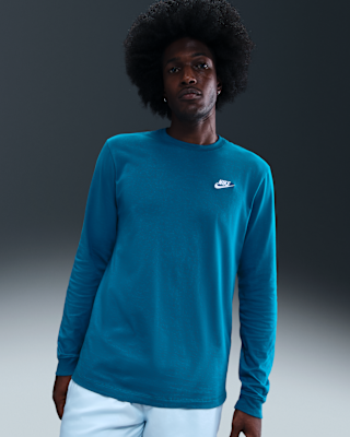 Мужская футболка Nike Sportswear Club Long-Sleeve