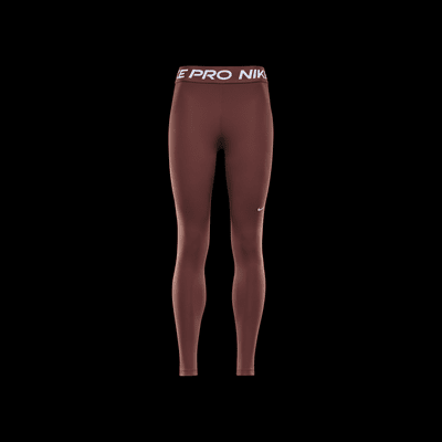 Leggings a vita media con inserti in mesh Nike Pro – Donna