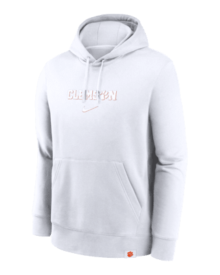 Мужское худи Clemson Tigers Statement Wordmark Lockup Heavyweight Nike College Pullover Hoodie