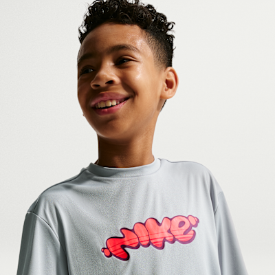 Nike Swim Hydroguard Big Kids' (Boys') Dri-FIT UV Short Sleeve Top